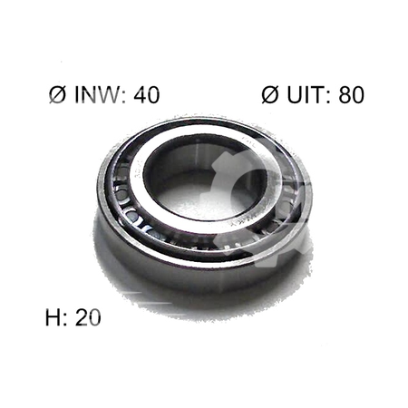 tvh tapered roller bearing 1270793