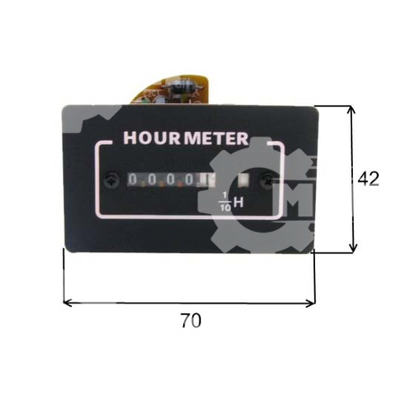 HOUR METER GAUGE HALLA HDF25 LSF-0014158