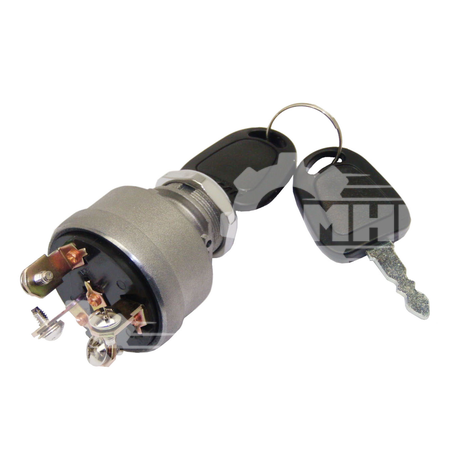 KEY SWITCH ASSEMBLY IGNITION SWITCH WITH KEY; DOOSAN LOGO