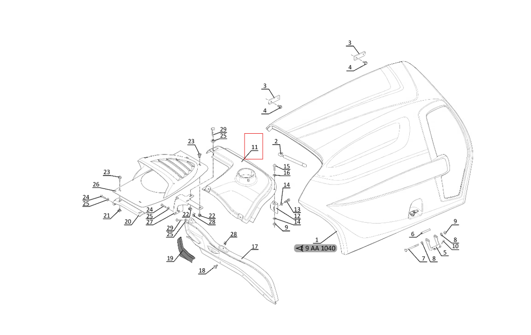 PROTECTION COVER LSF-0013259 TVH