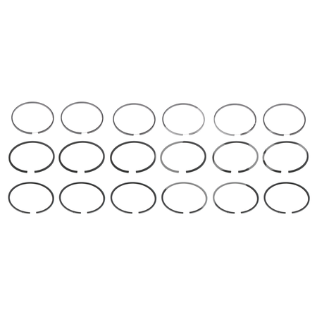 PISTON RINGS TOYOTA 2H 0.5mm OVERSIZE : FOR PISTON: 3 GROOVES HEIGHT: 100.2mm d:27.0mm LSF-0013702